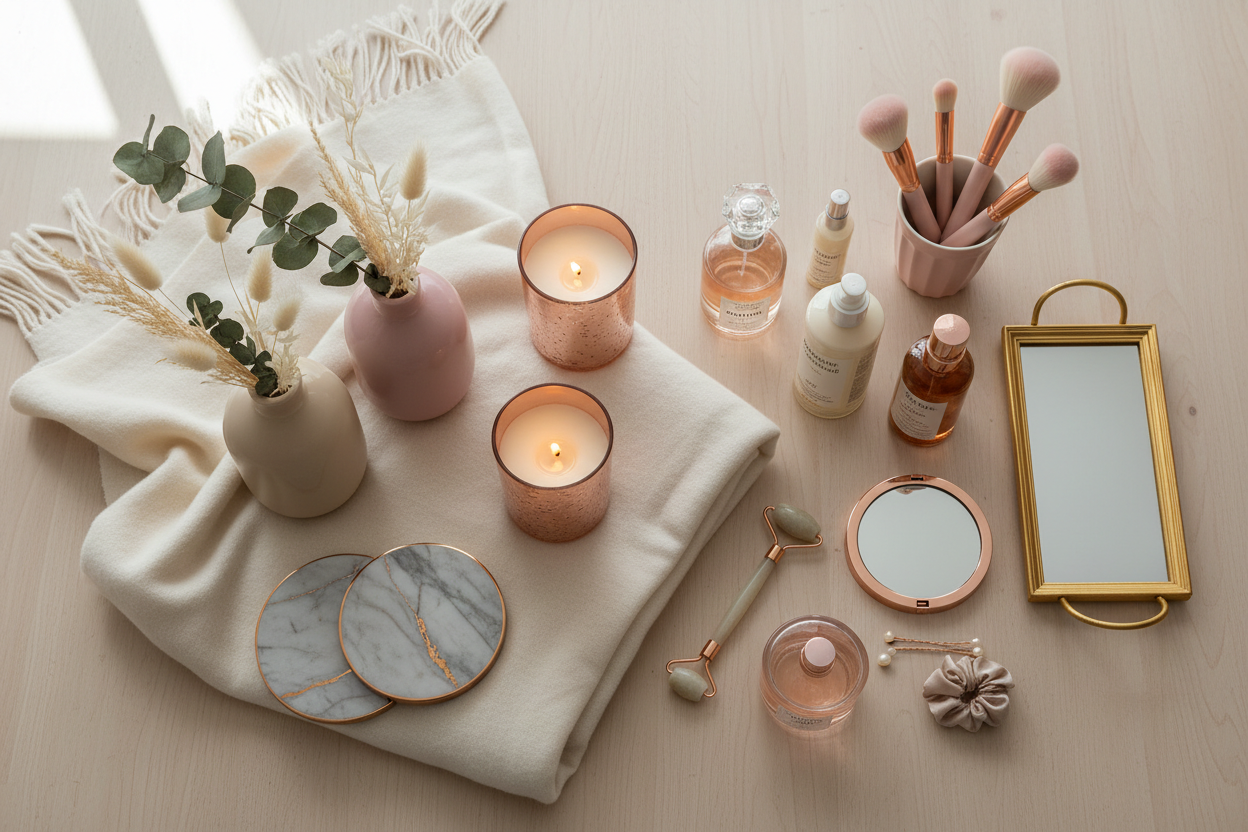 about home decor and women beauty items